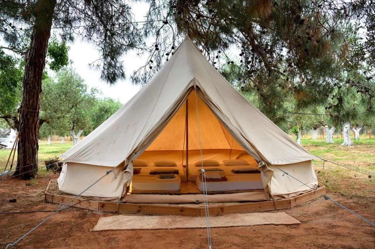 Glamping At A Lovely Tent In Skiaxtro- Marathopoli别墅 外观 照片