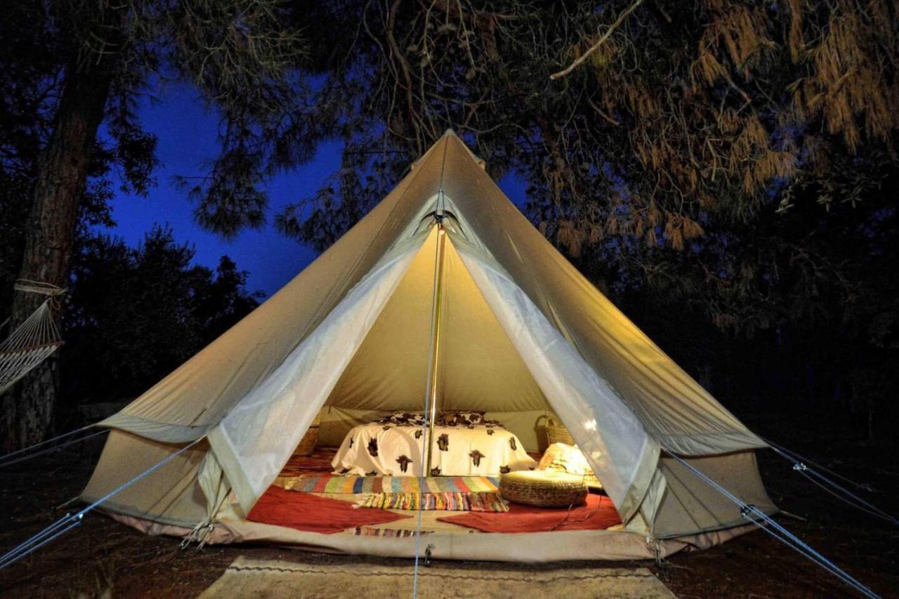 Glamping At A Lovely Tent In Skiaxtro- Marathopoli别墅 外观 照片