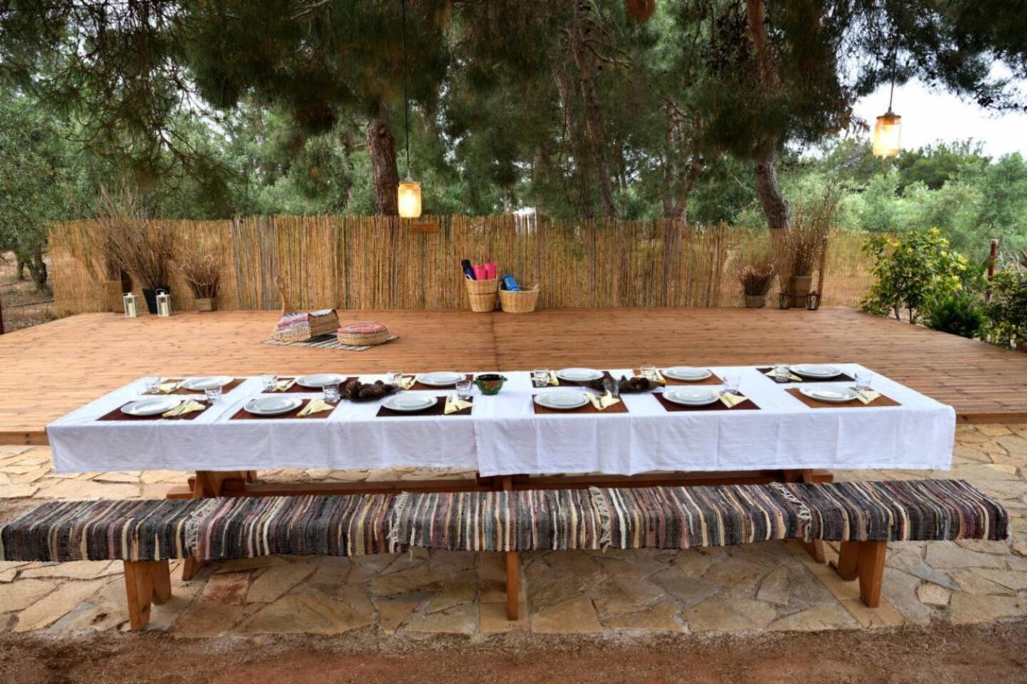 Glamping At A Lovely Tent In Skiaxtro- Marathopoli别墅 外观 照片