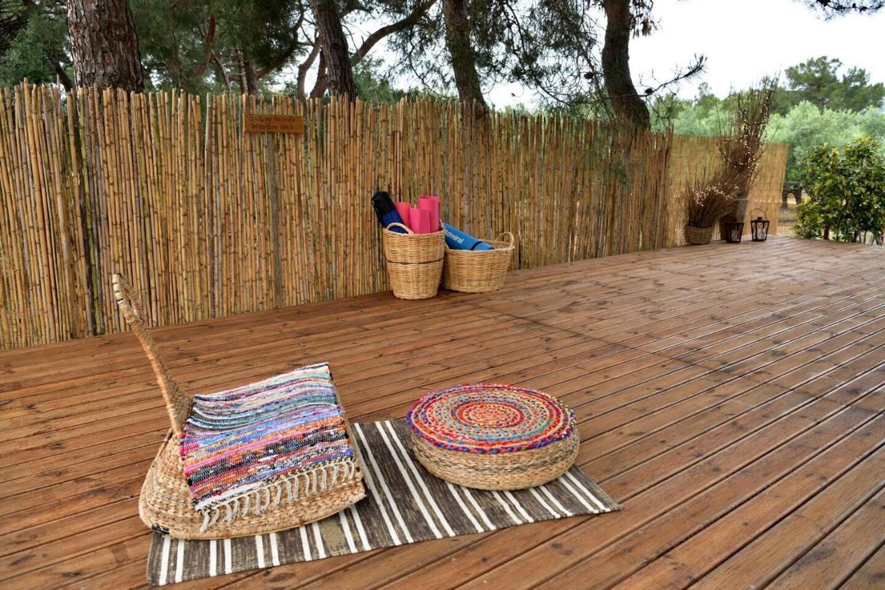 Glamping At A Lovely Tent In Skiaxtro- Marathopoli别墅 外观 照片