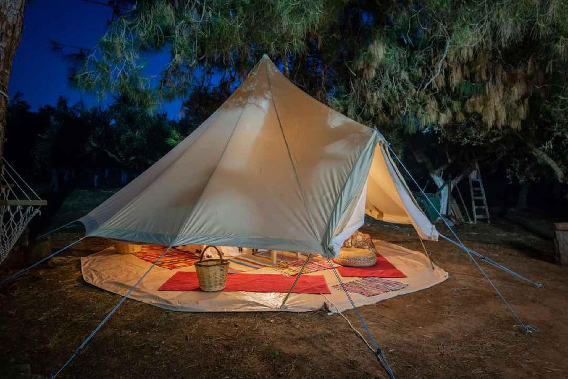 Glamping At A Lovely Tent In Skiaxtro- Marathopoli别墅 外观 照片